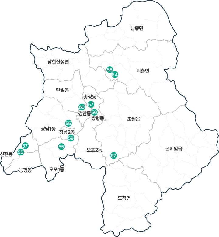 3대가 행복한 맞춤형 복지도시 공약지도