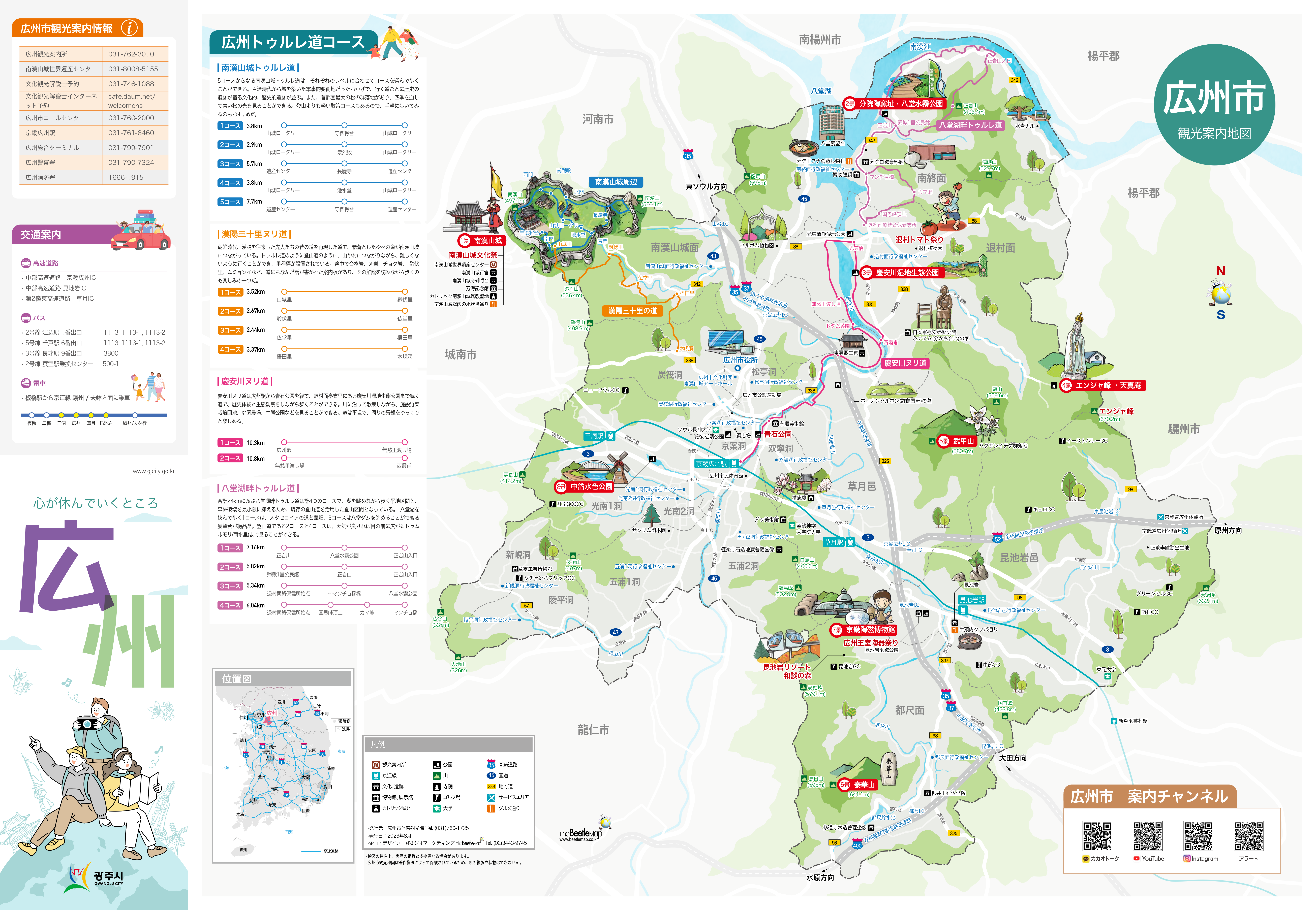 관광안내지도(일본어)